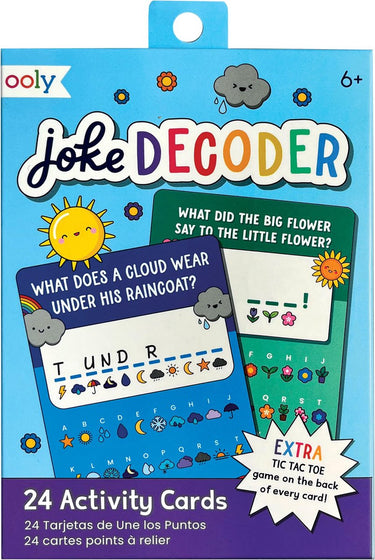 Ooly - joke decoder - activity cards - 24 moppen ontdekkingskaarten