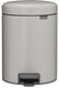 Brabantia newicon prullenbak - 5 liter - badkamer - soft grey