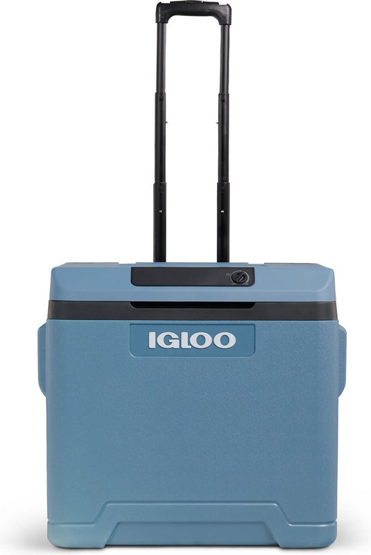 Igloo ie42 thermo elektrische koelbox - 12 230v ac dc - 42 liter - blauw - met wielen