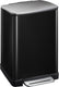 Eko - e-cube pedaalemmer 40 liter - stainless steel plastic - zwart glanzend, mat rvs - prullenbak