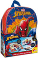 Lisciani - spider-man - supergame travel card game in een rugzak