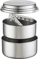 Msr alpine 2 pot set - rvs kookset - 2-delig - duurzaam en compact - voor 2 tot 3 personen
