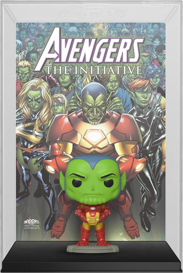 Funko pop! comic cover: marvel - iron man skrull - confidential