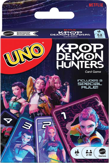 Mattel uno k-pop demon hunters