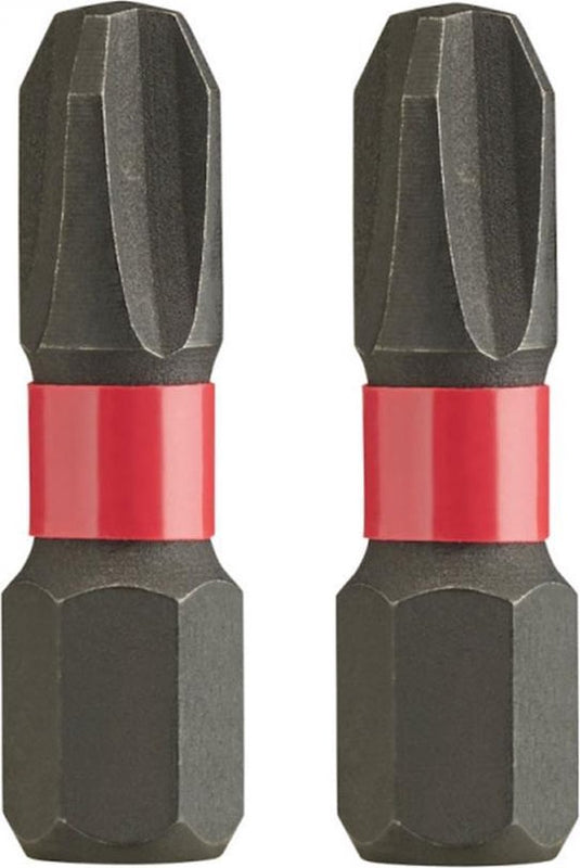 Milwaukee shockwave impact duty™ schroefbits shockwave pz3 x 25 mm - 2 pct - 4932430868