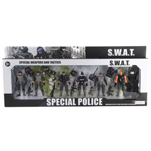 Politie figuren set 6 stuks