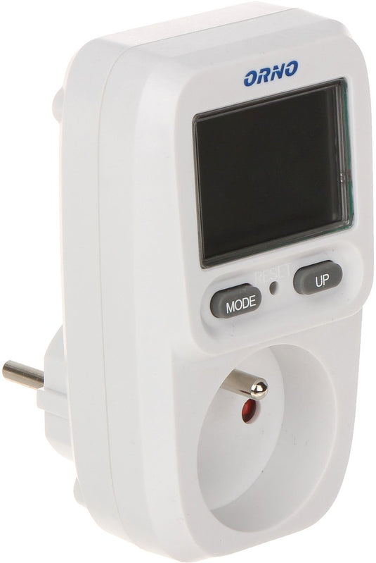 Orno stopcontact energiemeter met penaarde - geschikt voor belgië