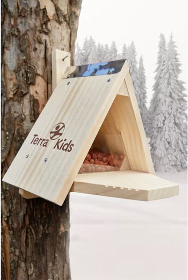 Haba bouwpakket eekhoorn voederhuisje terra kids - creatief speelgoed.