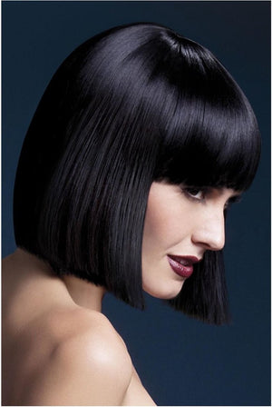 Smiffys blunt cut pruik zwart