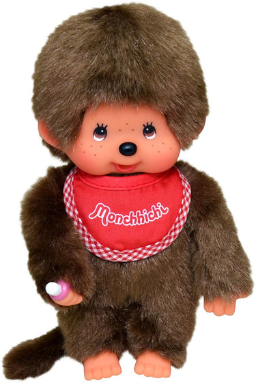 Monchhichi | jongen met slab rood 20cm