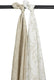 Meyco baby branches swaddle - 2-pack - hydrofiel - sand - 120x120cm