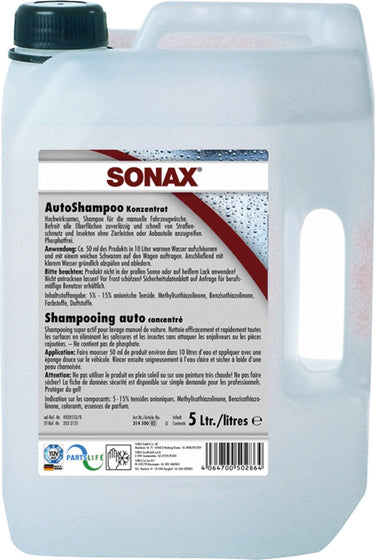 Sonax autoshampoo 5l - wasmiddel voor auto - autowasmiddel