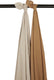 Meyco baby uni swaddle - 2-pack - pre-washed hydrofiel - sand toffee - 120x120cm