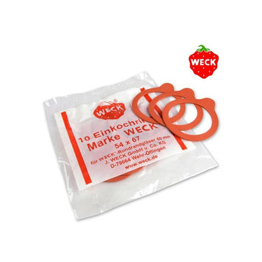 Weck ringen ã˜60mm 54x67mm zakje a 10 stuks