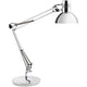 Bureaulamp alba archifluoch zilver 15w