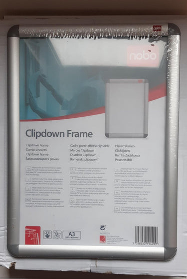 Nobo kliklijst essence a3 aluminium | 5 stuks