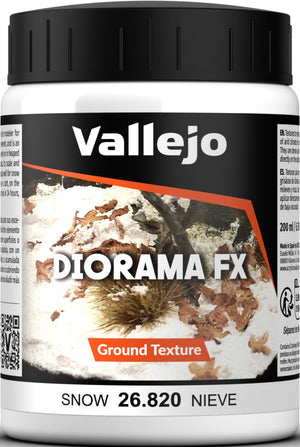Vallejo modelbouwdecoratie - 26820 ground textures 820 - sneeuw - 200ml effecten potje