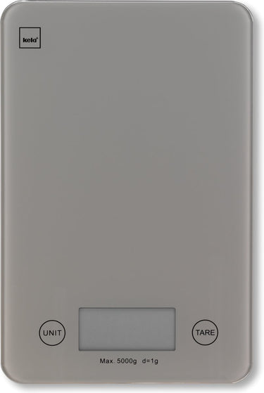 Kela digitale keukenweegschaal, grijs - tot 5kg - | pinta
