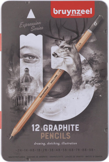 Bruynzeel expression grafietpotloden blik 12