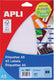 Apli witte etiketten print write ft 20 x 50 mm (b x h), 420 stuks, 28 per blad (1867)