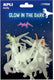 Apli kids stickers glow in the dark dino - multicolor - 9 stuks.