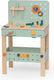 Trixie houten werkbank - educatief - houten speelgoed - motoriek- pretend play - voor peuters kleuters