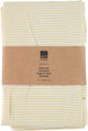 Arti casa tafelkleed 150x240 cm - tafelkleed geel gestreept - tafelkleed voor eettafel - groot tafelkleed voor tafeldecoratie - wit en geel