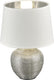 Rl live your light reality luxor - tafellamp - zilver - excl. 1x e14 28 w - snoerschakelaar