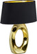 Rl live your light reality taba - tafellamp - goud - excl. 1x e27 4,9 w - snoerschakelaar