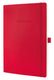 Sigel notitieboek - conceptum pure - a4 - softcover - rood - 194 pagina's - 80 grams - gelinieerd - si-co315