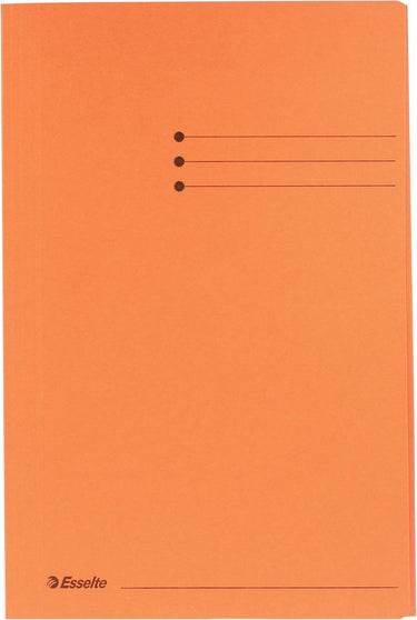 Esselte manilla 3-klepsmap - folio - 50 stuks - oranje