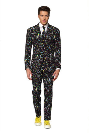 Opposuits disco dude - heren kostuum - disco pak - carnavalskleding - maat 50