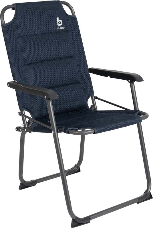 Bo-camp - stoel - copa rio - m - gepolsterd - blauw