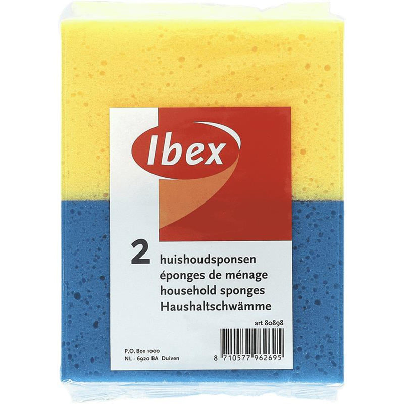 Load image into Gallery viewer, Ibex huishoudspons pak a 2 stuks
