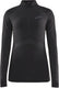 Craft active intensity zip thermoshirt dames - maat s
