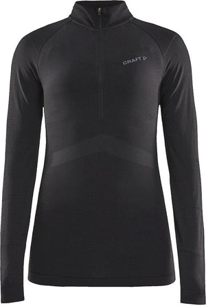 Craft active intensity zip thermoshirt dames - maat s