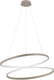 Eglo ruotale hanglamp - led - ø 70 cm - zandkleur beige wit
