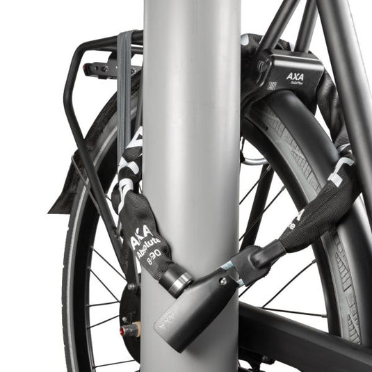 Axa kettingslot absolute 8-90cm zwart