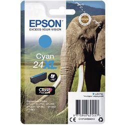Inktcartridge epson c13t24324012 24xl cyaan