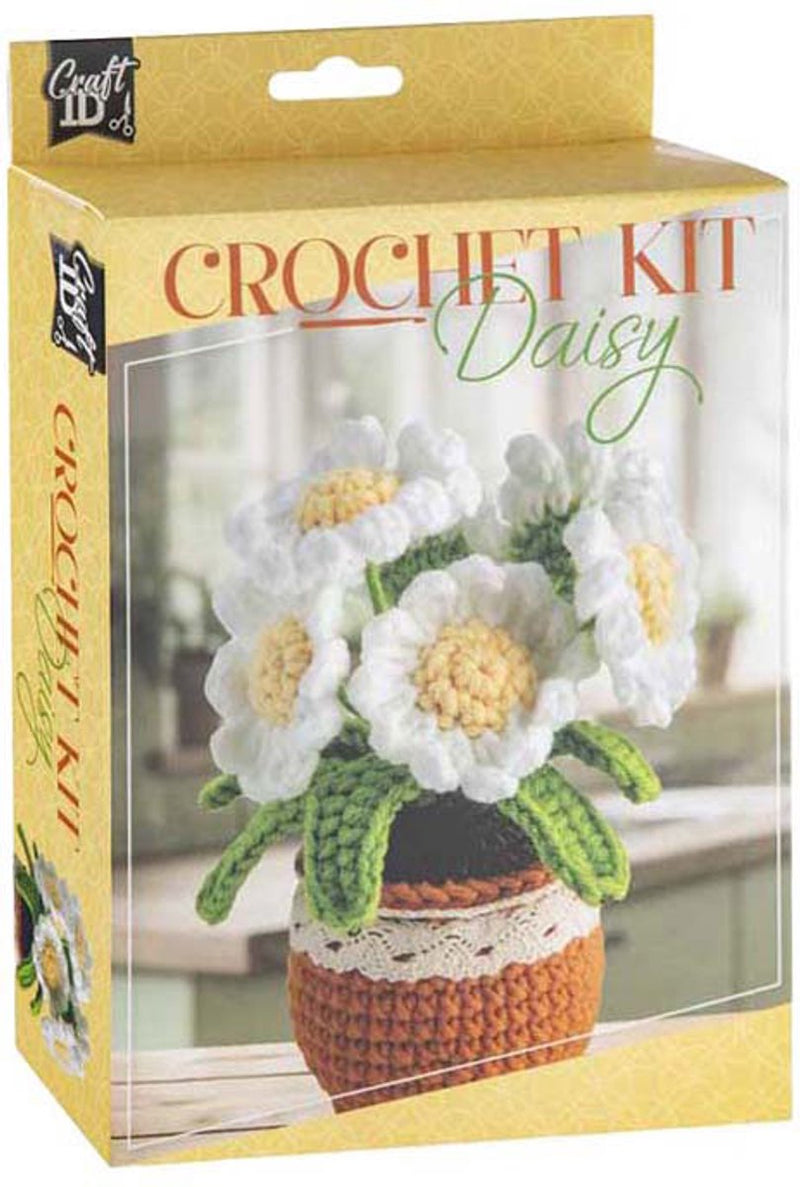 Load image into Gallery viewer, Creative craft group haakpakket madelief - incl. naald en draad
