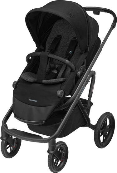 Maxi-cosi lila xp+ kinderwagen - essential black - kinderwagen inclusief reiswieg en zitje