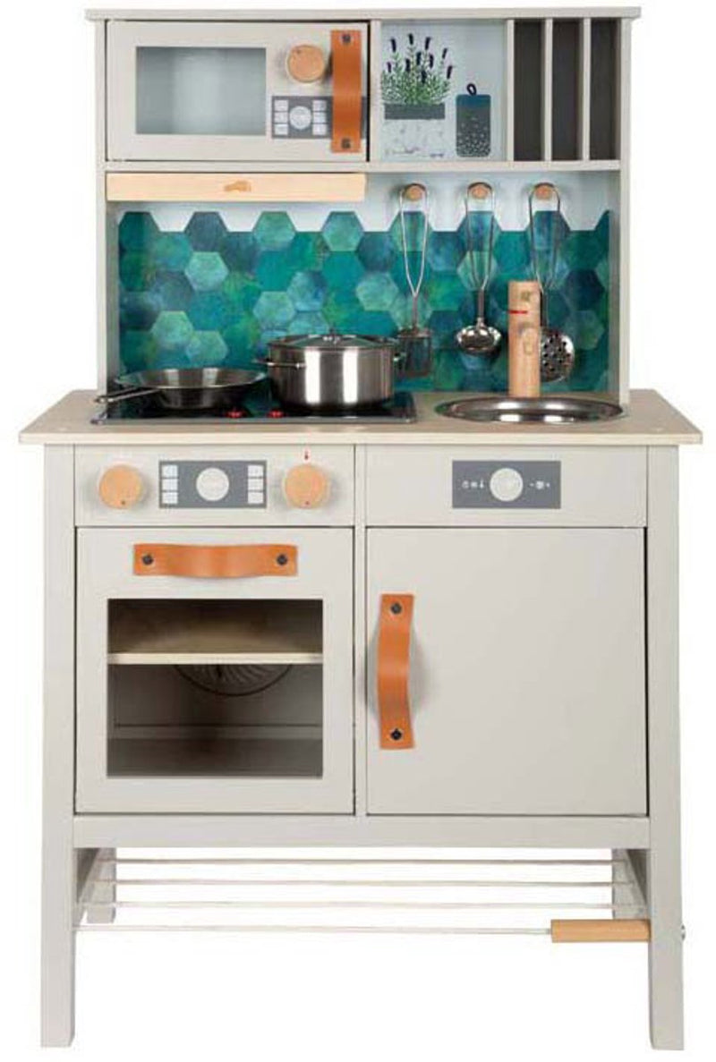 Load image into Gallery viewer, Small foot - houten speelkeuken tasty grijs
