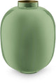 Pip studio - bloemenvaas - woonaccessoires - groene vaas - metaal - 32cm
