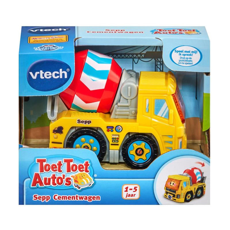 Load image into Gallery viewer, Vtech toet toet auto's sepp cementwagen - interactief speelgoed - speelgoedvoertuig
