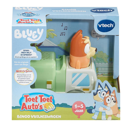 Vtech toet toet bluey - vuilniswagen