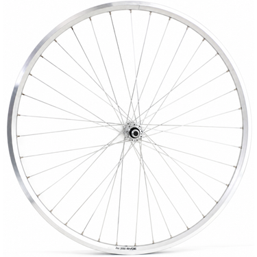 Abi voorwiel 28 inch zac 2000 - aluminium naaf - zilver