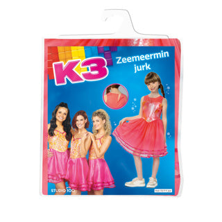 Load image into Gallery viewer, K3 verkleedjurk - zeemeermin jurk, 9-11 jaar
