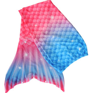 Zeemeerminstaart set + bikini 11-13 jaar