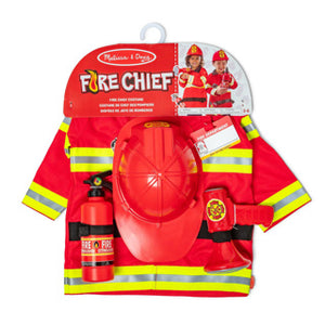 Melissa doug fire chief role play costume set