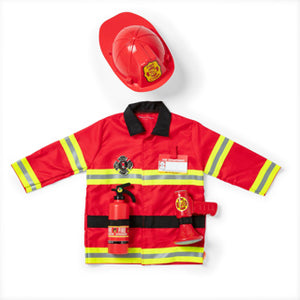 Melissa doug fire chief role play costume set